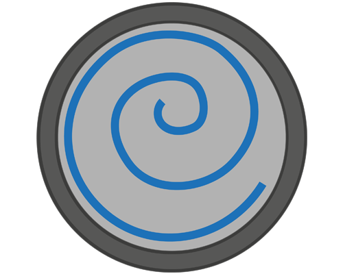 Steps for cleaning objective lenses - use a spiral motion, starting from the rim of the lens and moving to the centre.