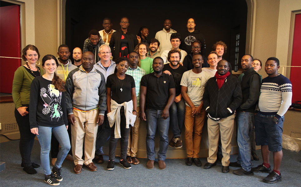 TReND in Africa team at 1st TReND Advanced Open Labware Workshop, Cape Town, April 2018