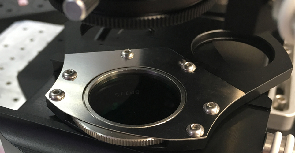 The polariser inserted in the filter wheel